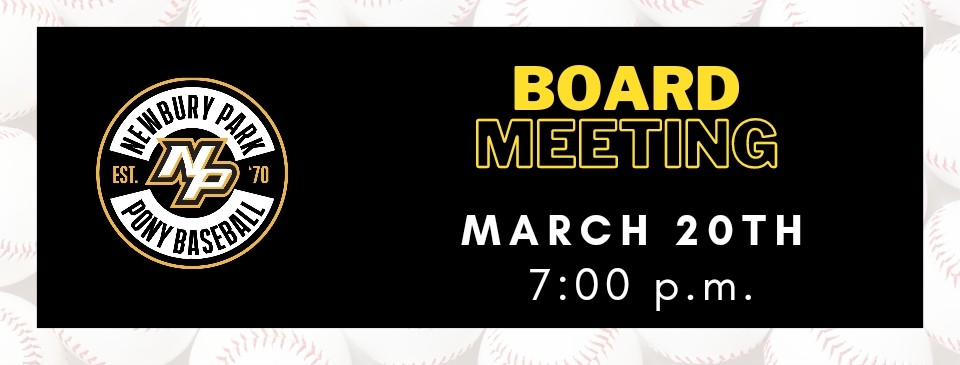 March Board Meeting 