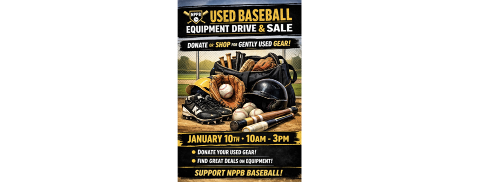 NPPB Equipment Drive and Sale 