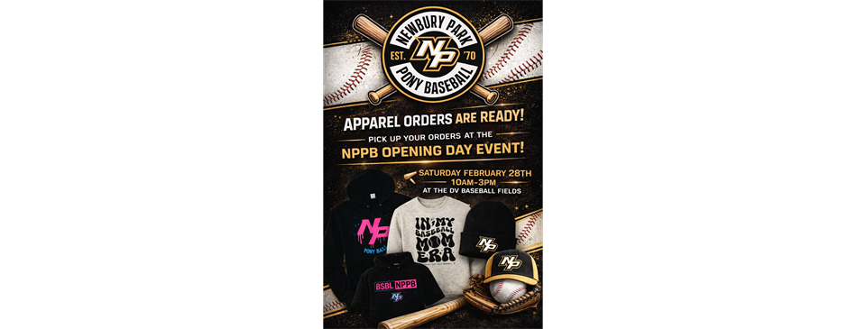 NP Apparel Pick Up 10am-3pm Feb. 28th